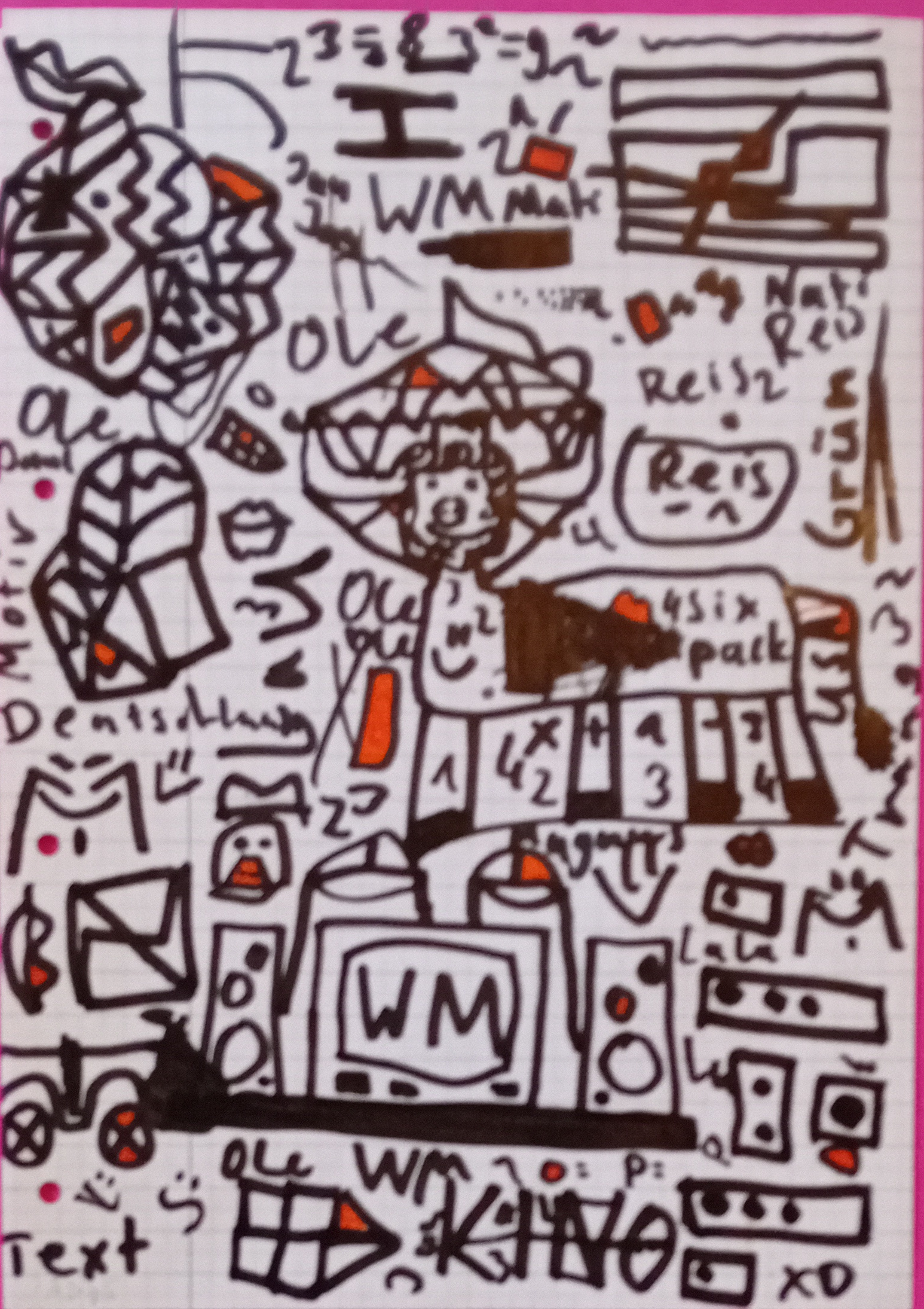 Reis, 2014. Drawing, 21 x 29