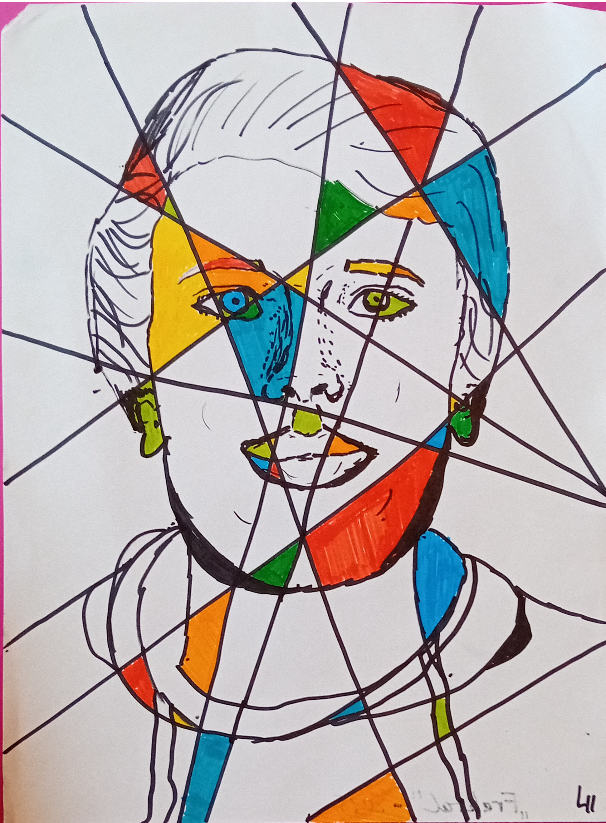 Fraktal, 2016. Drawing -- 29 x 42