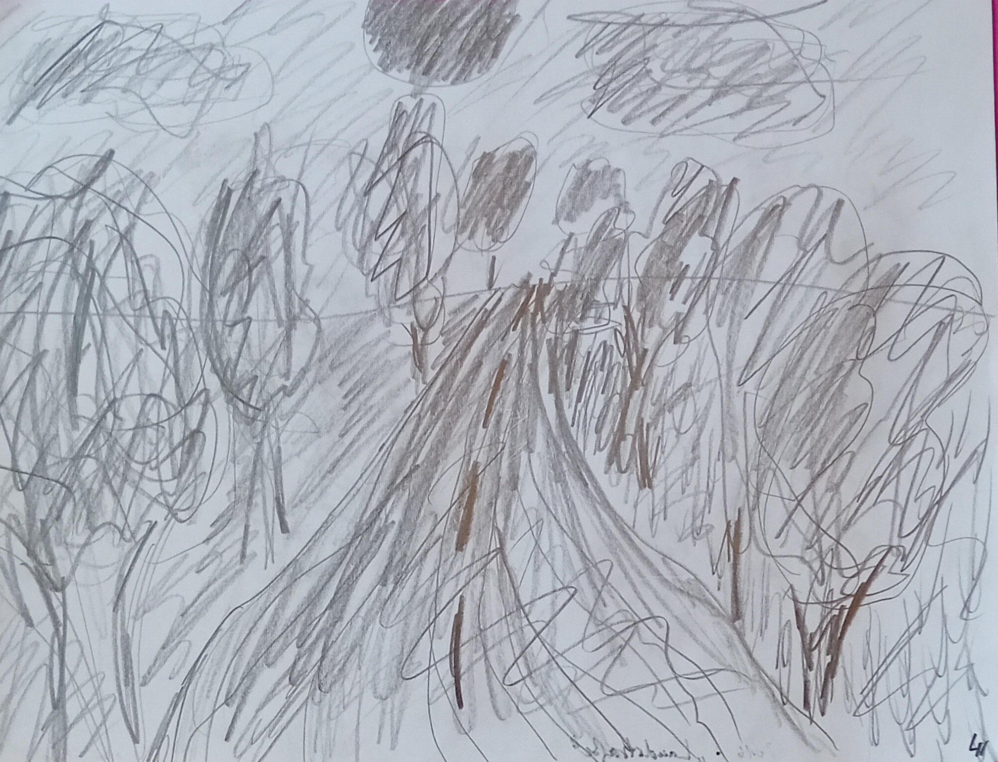 Landstraße, 2016. Drawing -- 29 x 42