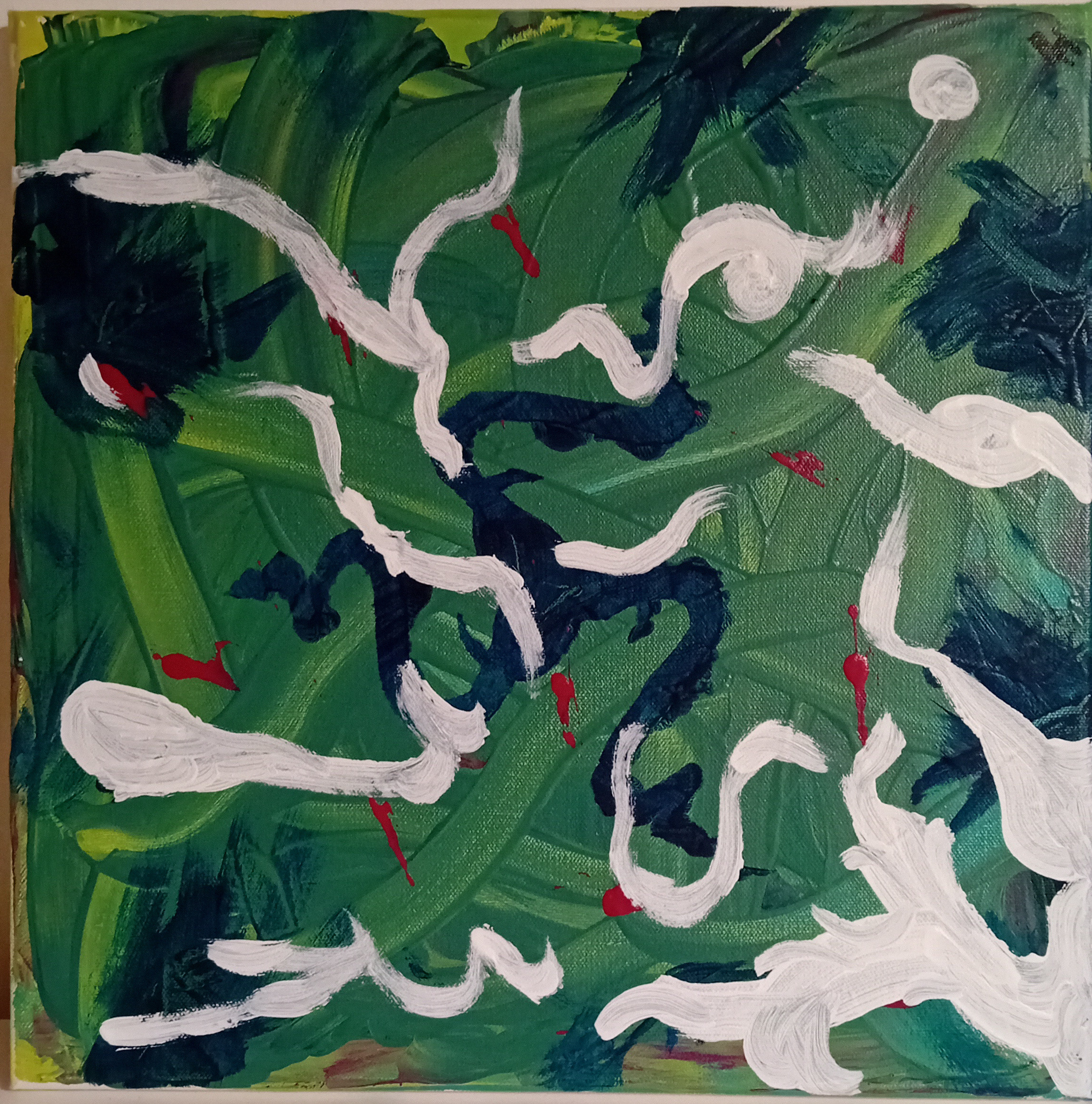 Kraken, 2016. Painting -- 40 x 40
